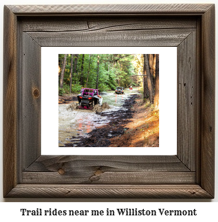 trail rides near me in Williston, Vermont